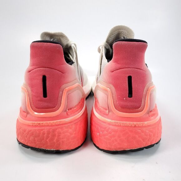 Adidas Ultraboost 2020 Athletic Running Shoe Mens Size 8 EG5177 White Red Black - Picture 3 of 9